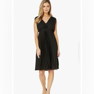 Max Studio Black pleaded Dress